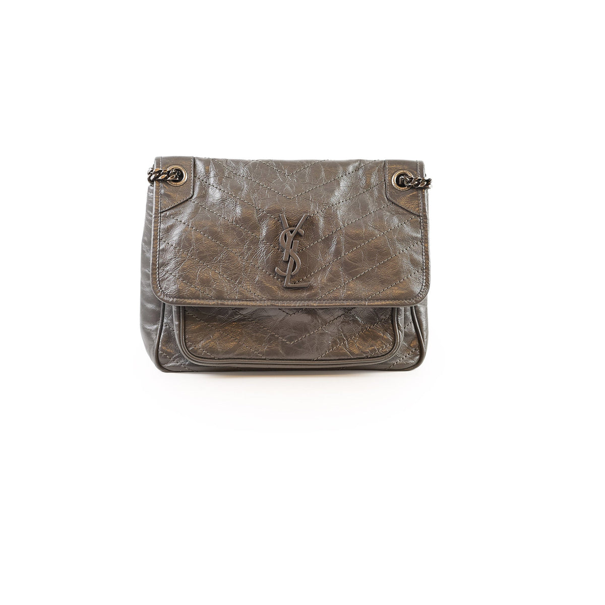 Saint Laurent Medium Niki Bag Storm Grey - photo 1