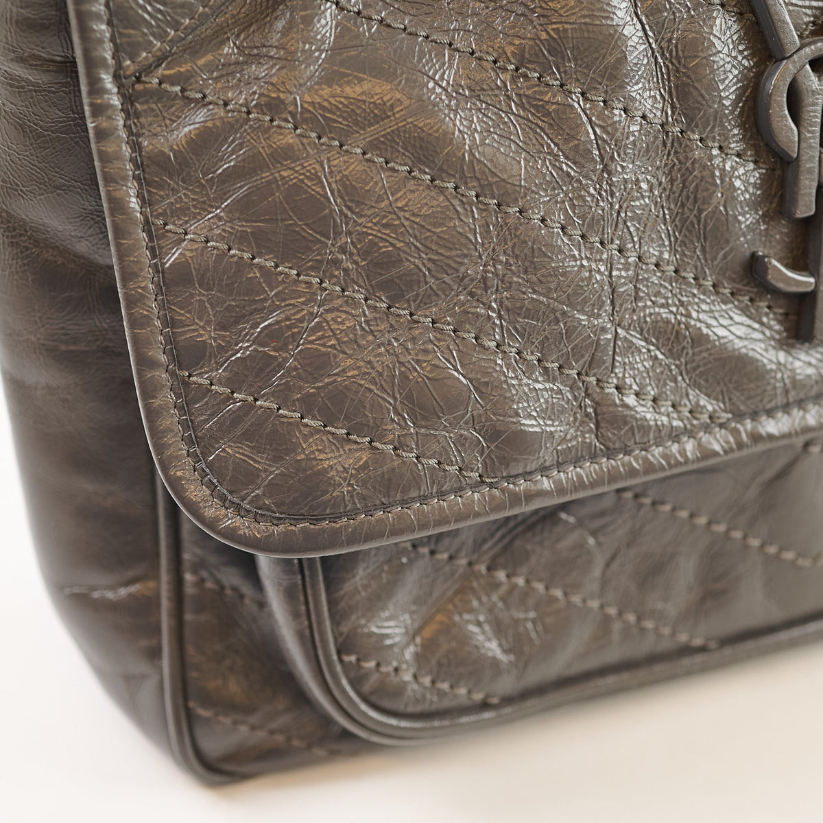 Saint Laurent Medium Niki Bag Storm Grey - photo 5