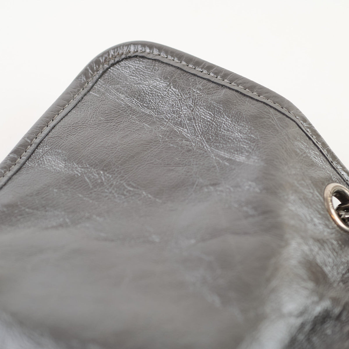 Saint Laurent Medium Niki Bag Storm Grey - photo 8
