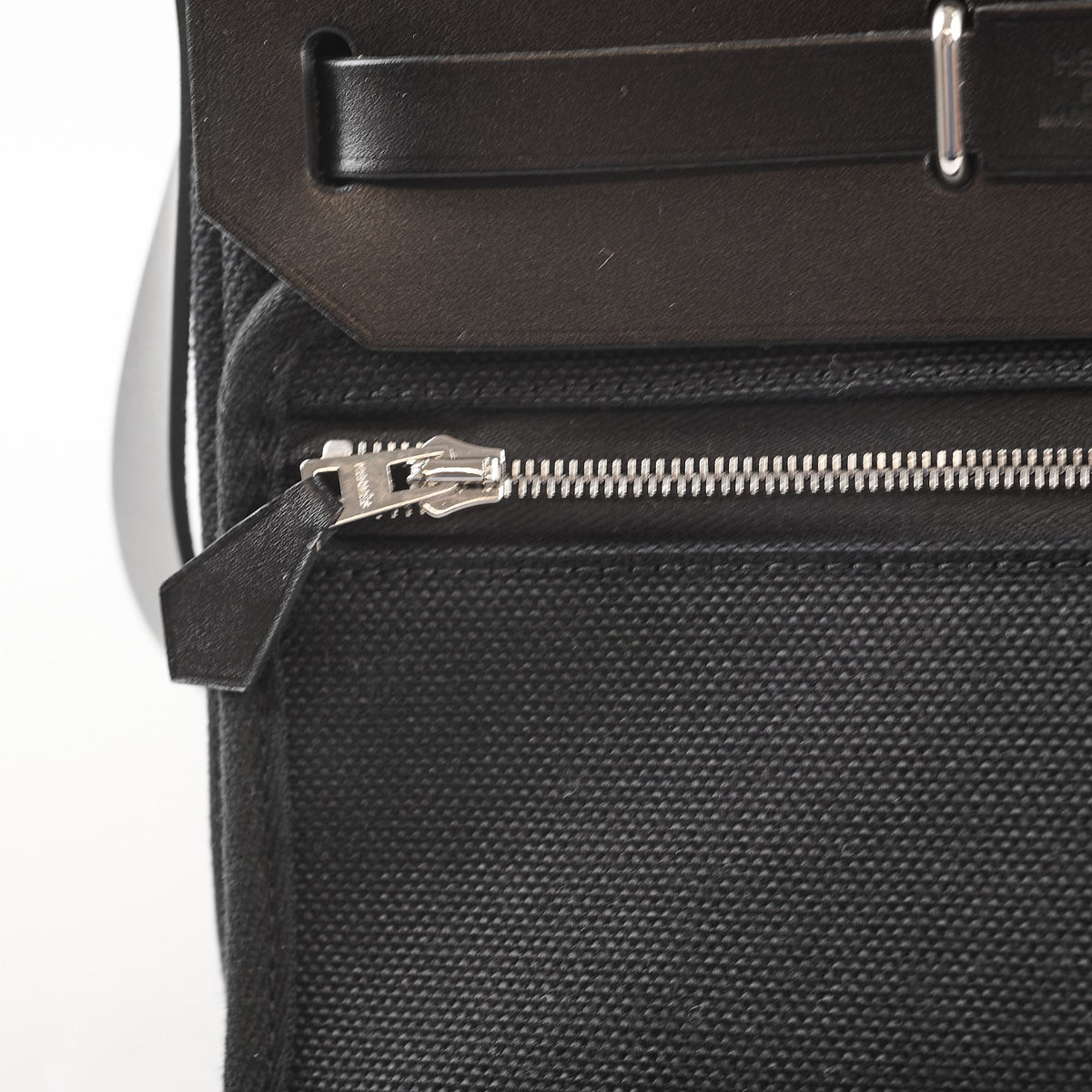 Hermes Mini Herbag Black 20 Laque K Stamp - photo 7