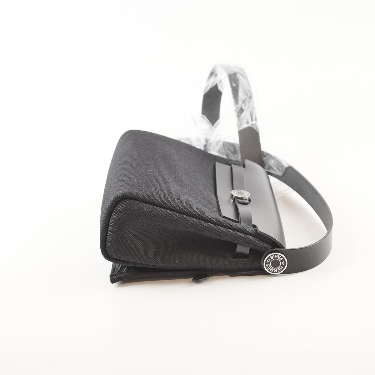 Hermes Mini Herbag Black 20 Laque K Stamp - photo 3