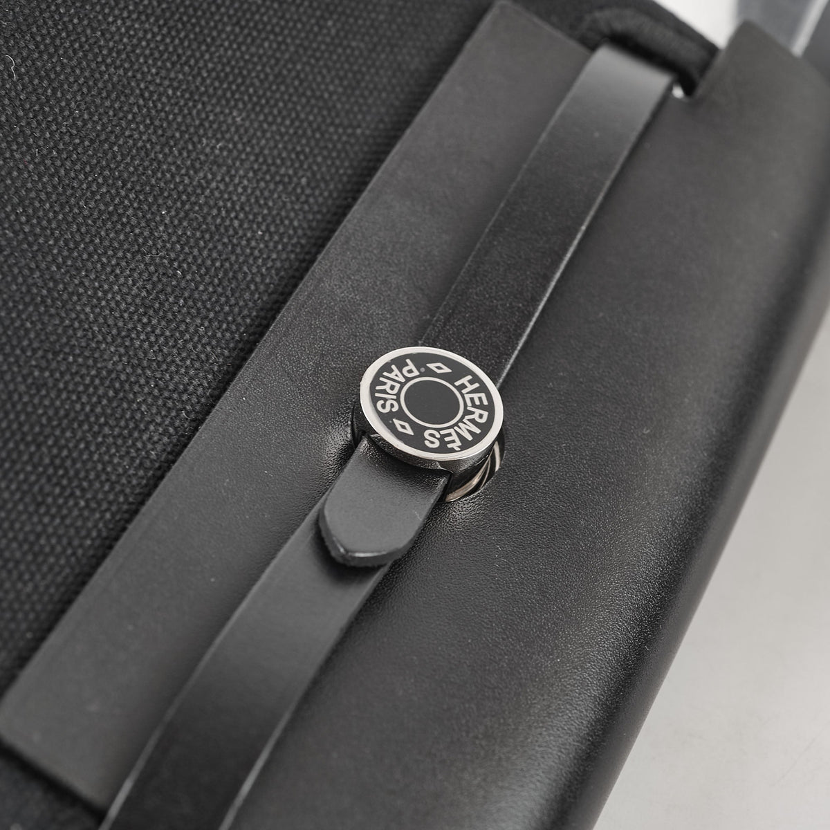 Hermes Mini Herbag Black 20 Laque K Stamp - photo 14