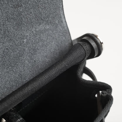 Hermes Mini Herbag Black 20 Laque K Stamp - photo 9