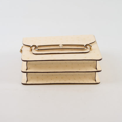 Hermes Mini Roulis Nata Ostrich B Stamp - photo 4