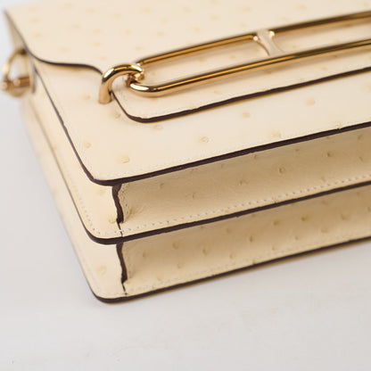 Hermes Mini Roulis Nata Ostrich B Stamp - photo 9