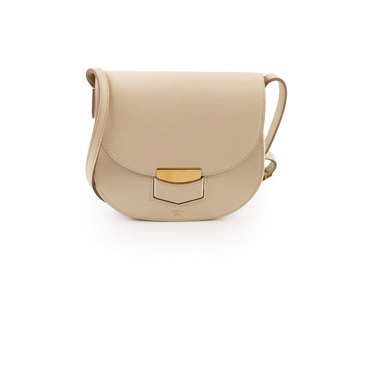 Celine Small Trotteur Grained Calfskin Ivory - photo 1