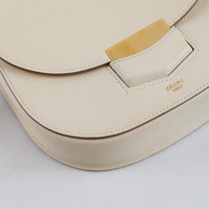 Celine Small Trotteur Grained Calfskin Ivory - photo 9