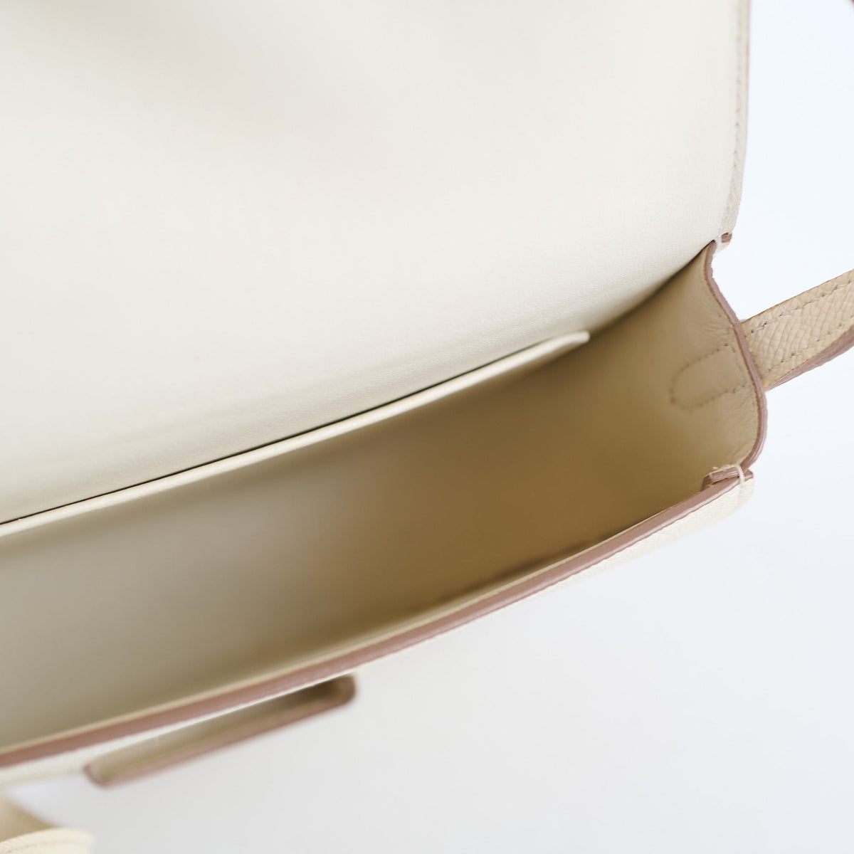 Celine Small Trotteur Grained Calfskin Ivory - photo 8