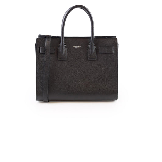 Saint Laurent Small Sac De Jour Leather Black - photo 1