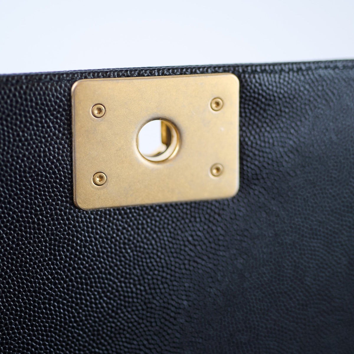 Chanel Boy New Medium Quilted Caviar Black - photo 6
