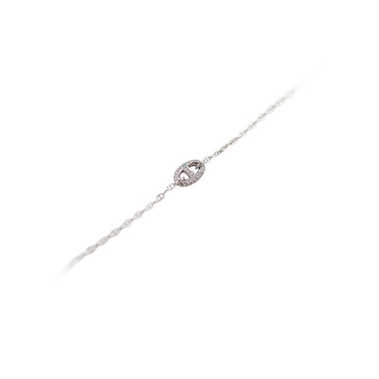 Hermes Farandole Bracelet White Gold Diamonds - photo 1