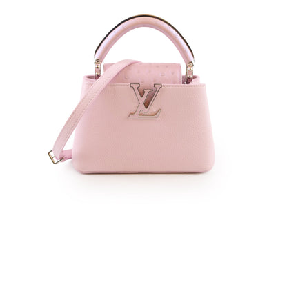 Louis Vuitton Capucine Mini Baby Pink Ostrich and Taurillon Leather - photo 1