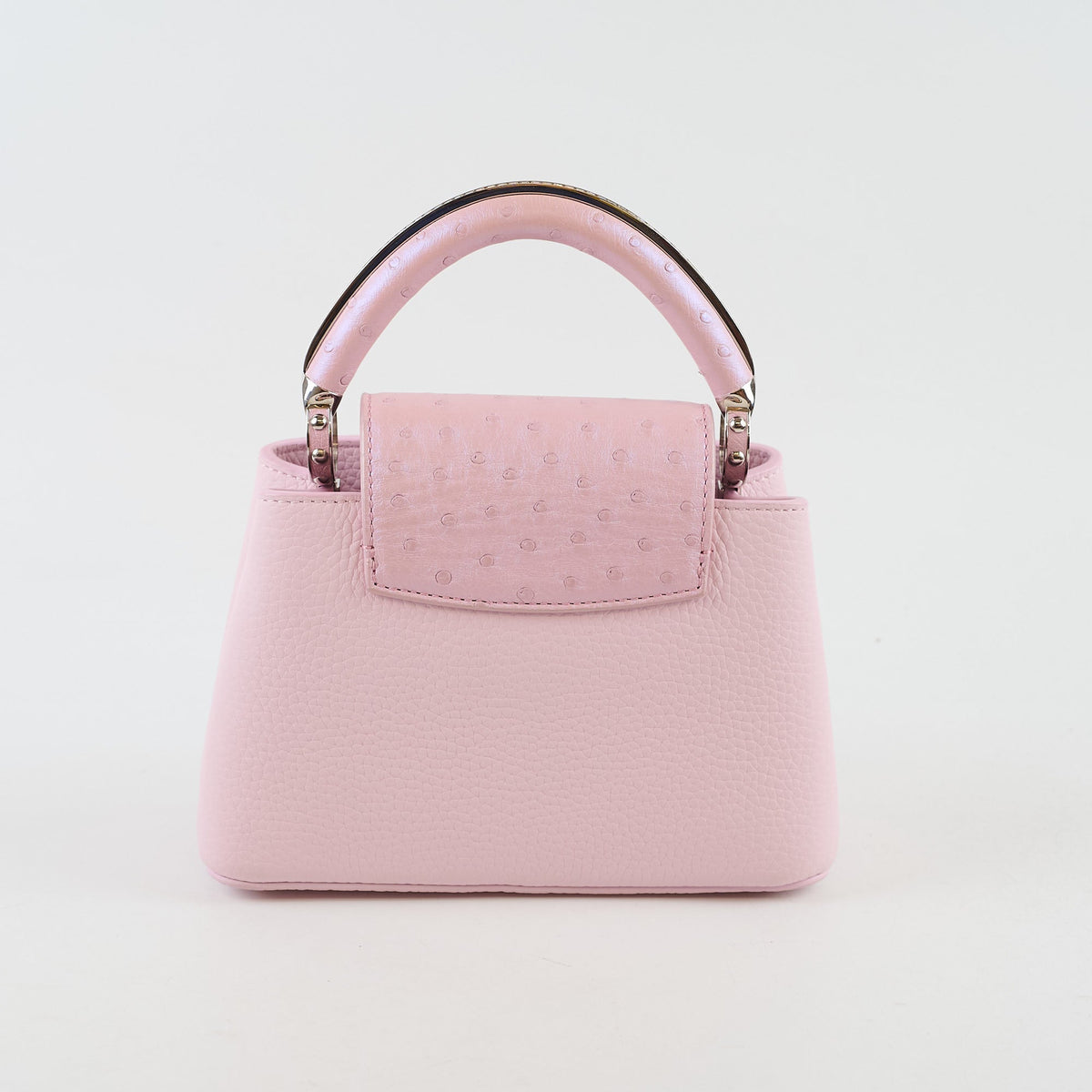 Louis Vuitton Capucine Mini Baby Pink Ostrich and Taurillon Leather - photo 2