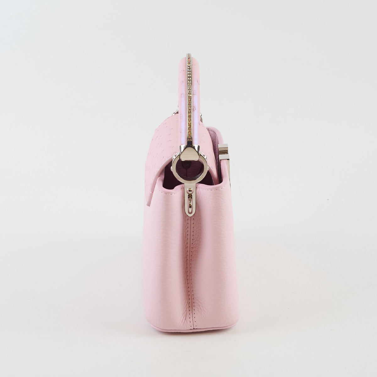 Louis Vuitton Capucine Mini Baby Pink Ostrich and Taurillon Leather - photo 3