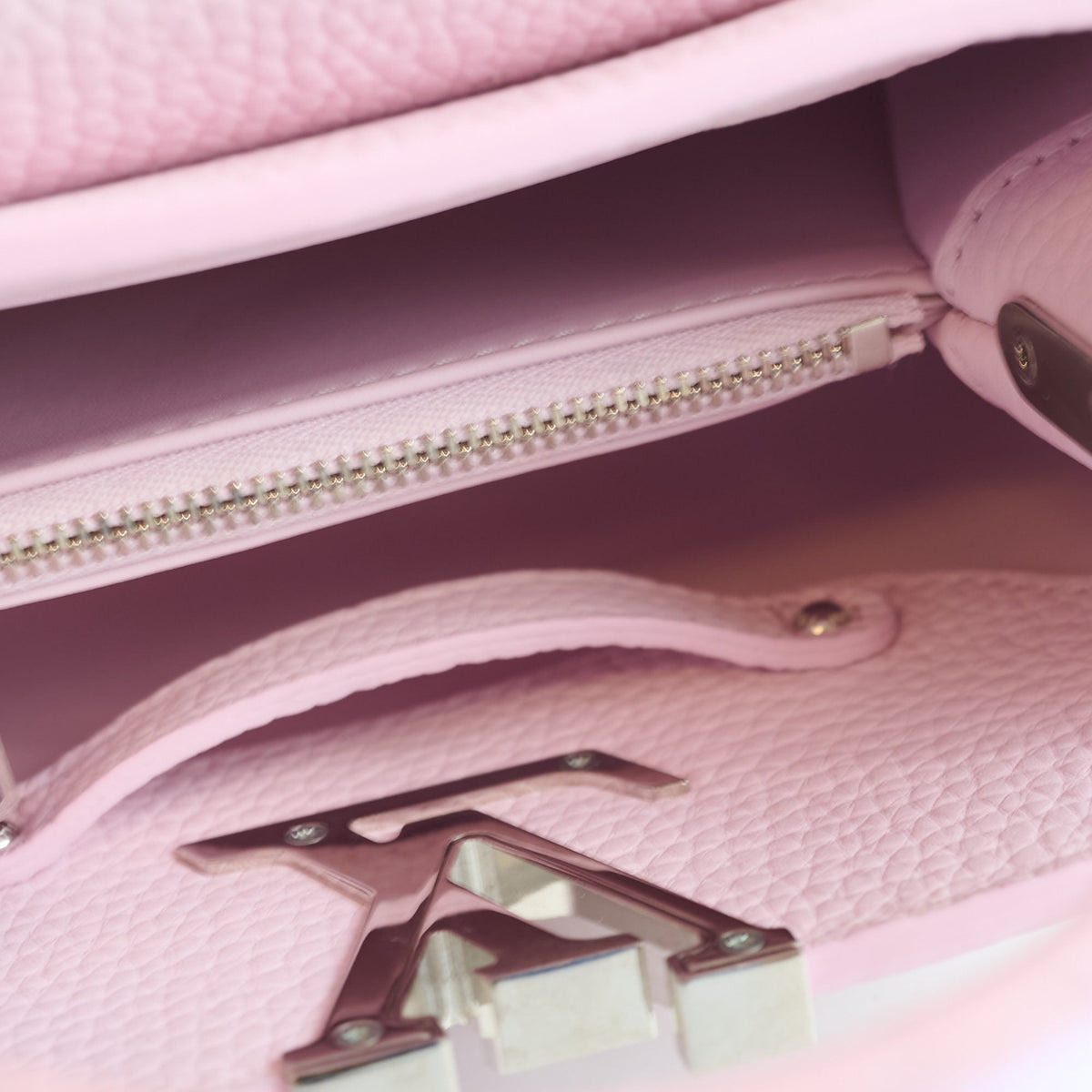 Louis Vuitton Capucine Mini Baby Pink Ostrich and Taurillon Leather - photo 7
