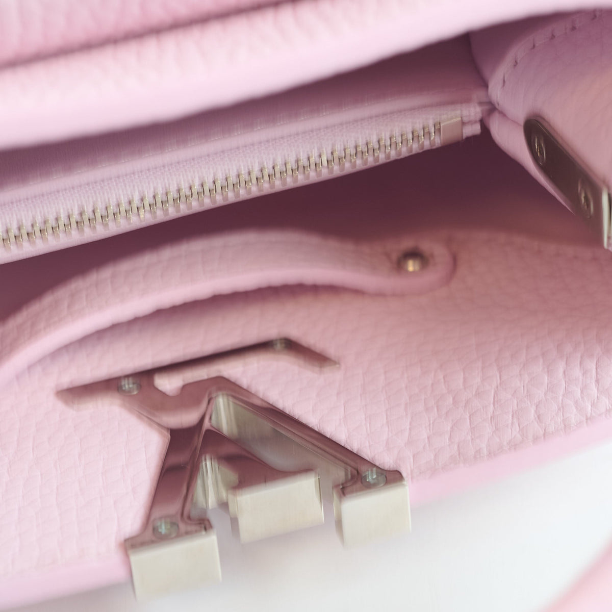 Louis Vuitton Capucine Mini Baby Pink Ostrich and Taurillon Leather - photo 8