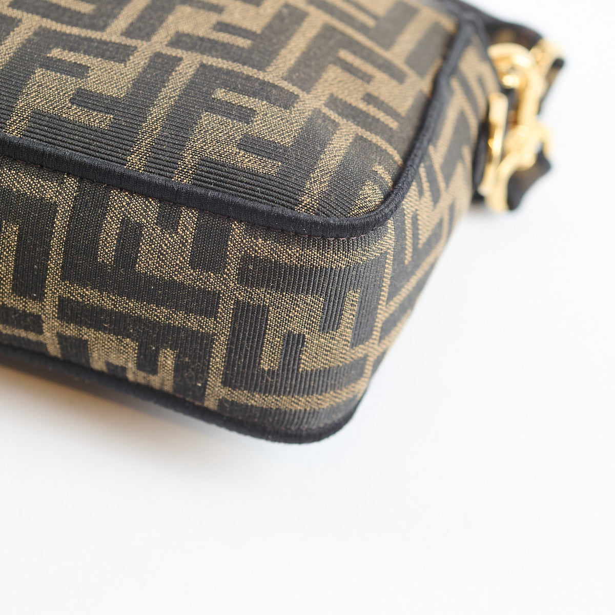 Fendi Medium FF Jacquard Canvas Baguette Brown - photo 7