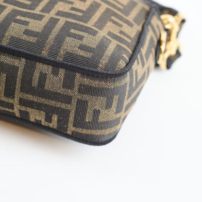 Fendi Medium FF Jacquard Canvas Baguette Brown - photo 7
