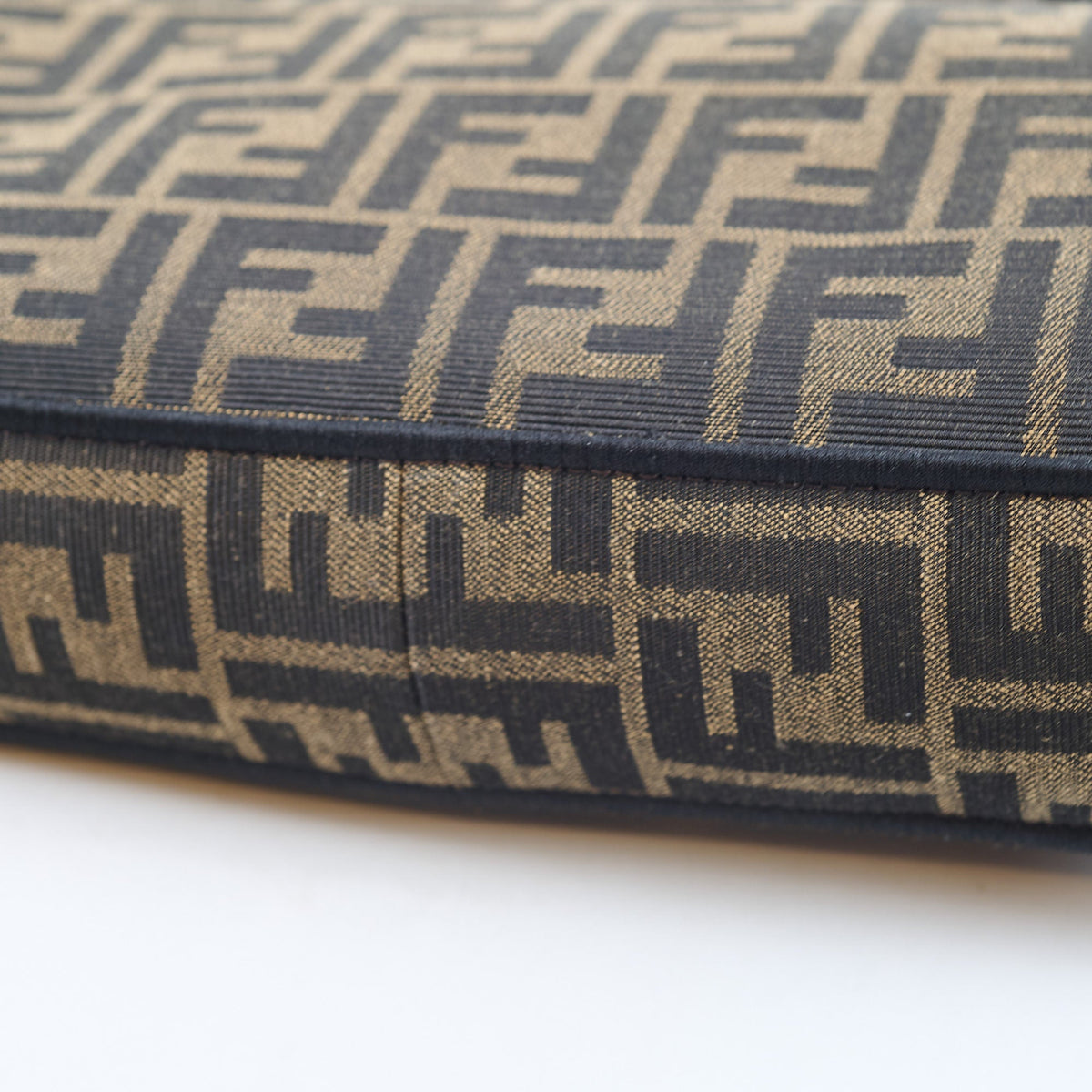 Fendi Medium FF Jacquard Canvas Baguette Brown - photo 8