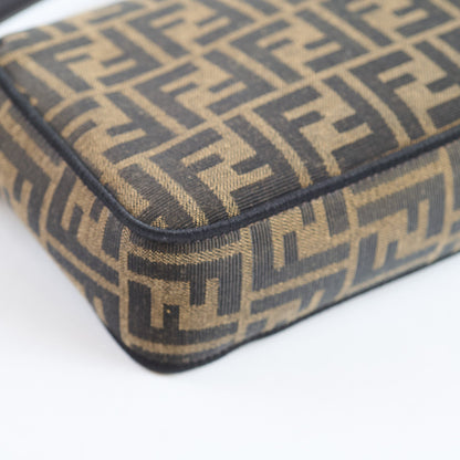 Fendi Medium FF Jacquard Canvas Baguette Brown - photo 9