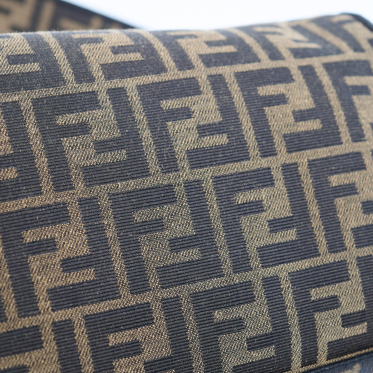 Fendi Medium FF Jacquard Canvas Baguette Brown - photo 10
