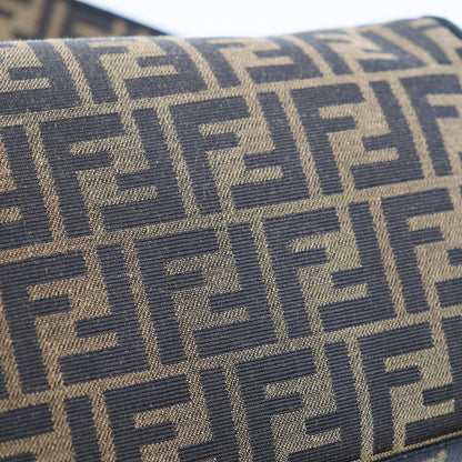 Fendi Medium FF Jacquard Canvas Baguette Brown - photo 10