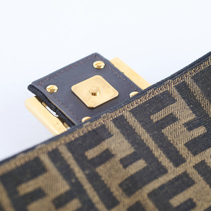 Fendi Medium FF Jacquard Canvas Baguette Brown - photo 12