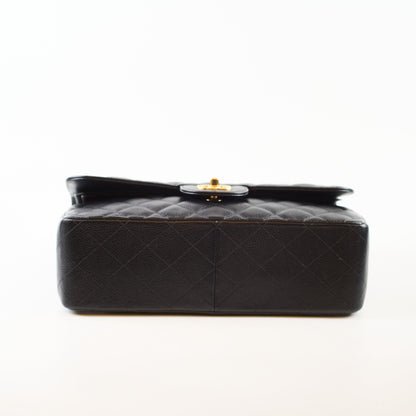 Chanel Caviar Jumbo Double Classic Flap Bag 19 series - photo 4