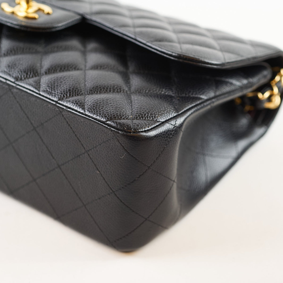 Chanel Caviar Jumbo Double Classic Flap Bag 19 series - photo 5