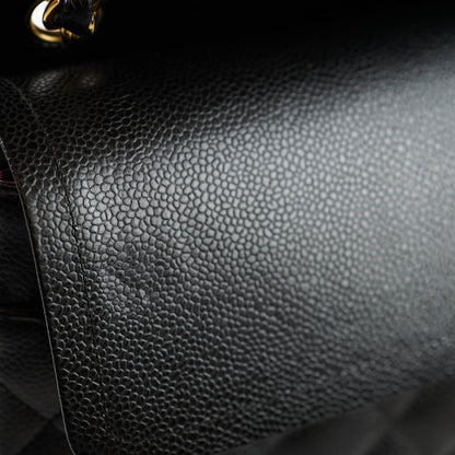 Chanel Caviar Jumbo Double Classic Flap Bag 19 series - photo 11