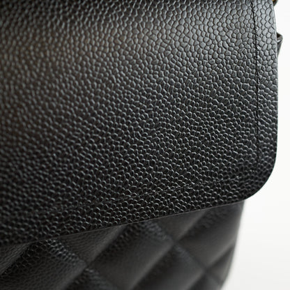 Chanel Caviar Jumbo Double Classic Flap Bag 19 series - photo 12