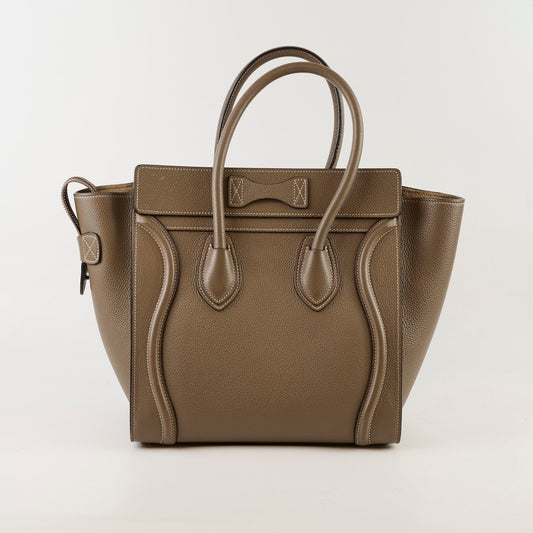 Celine Micro Luggage Taupe - photo 2