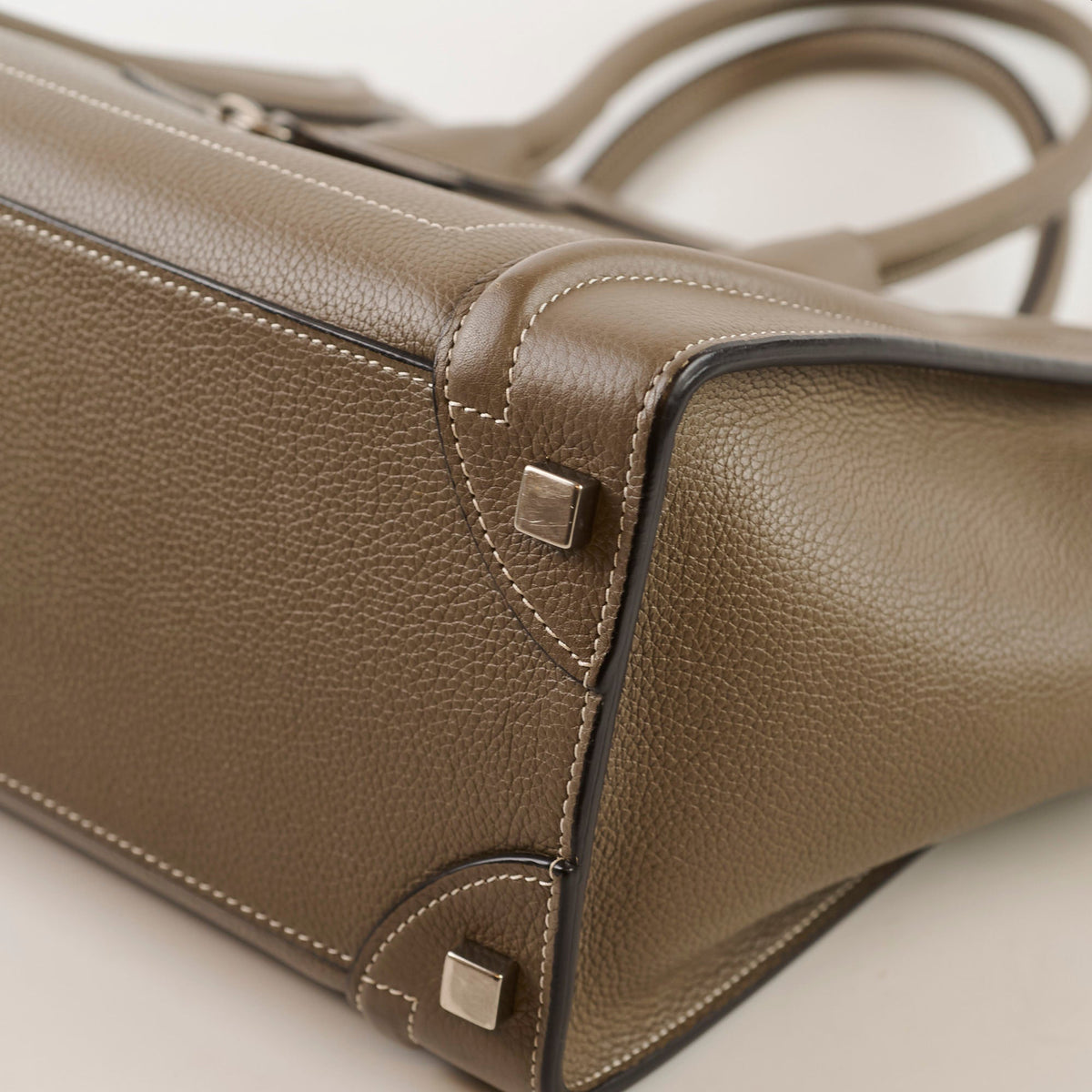Celine Micro Luggage Taupe - photo 14