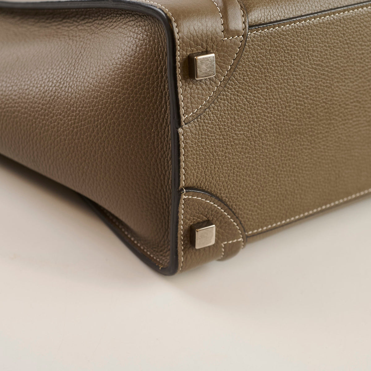 Celine Micro Luggage Taupe - photo 12