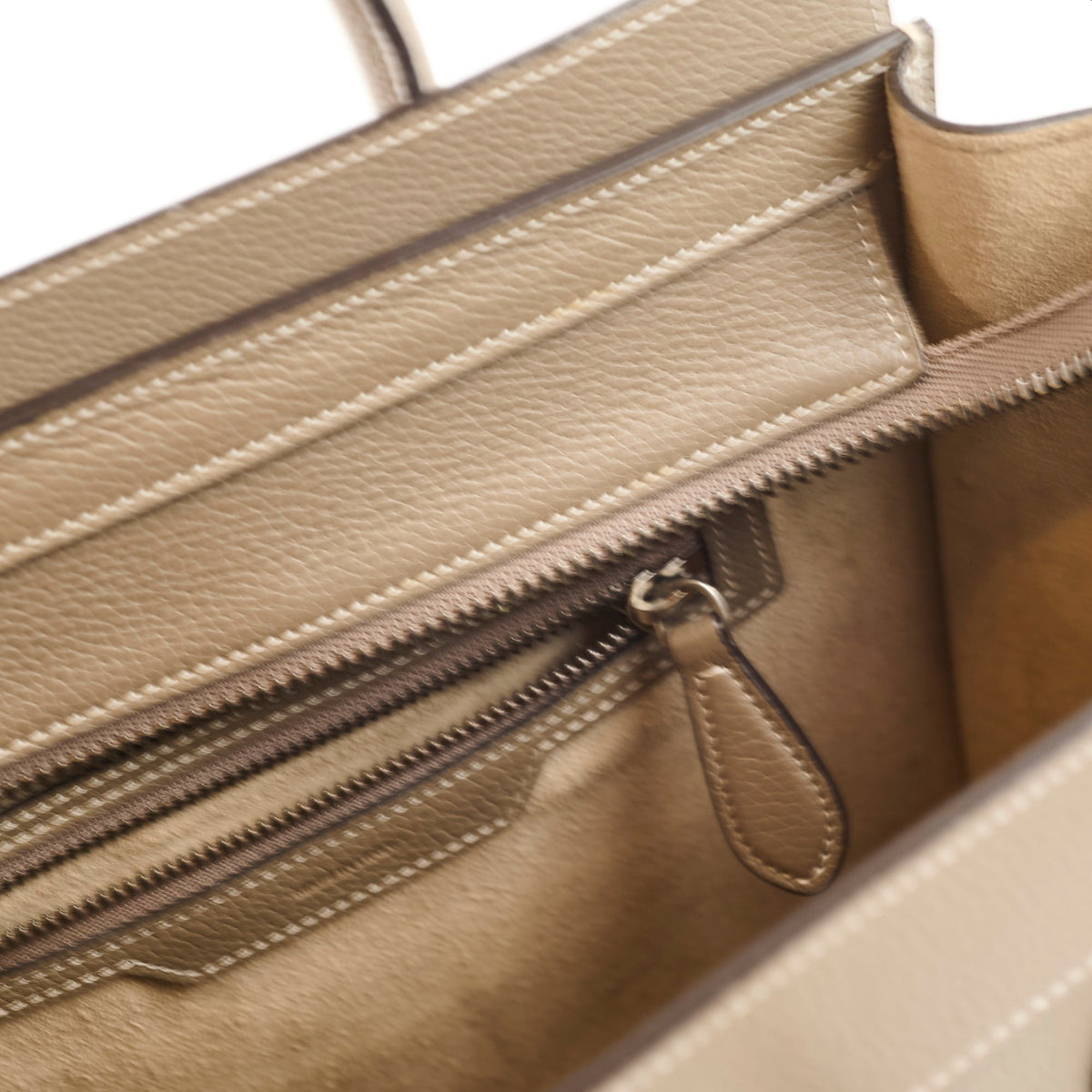Celine Micro Luggage Taupe - photo 11