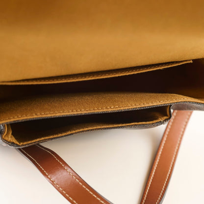 Celine Triomphe Medium Folco Crossbody Tan Brown - photo 12