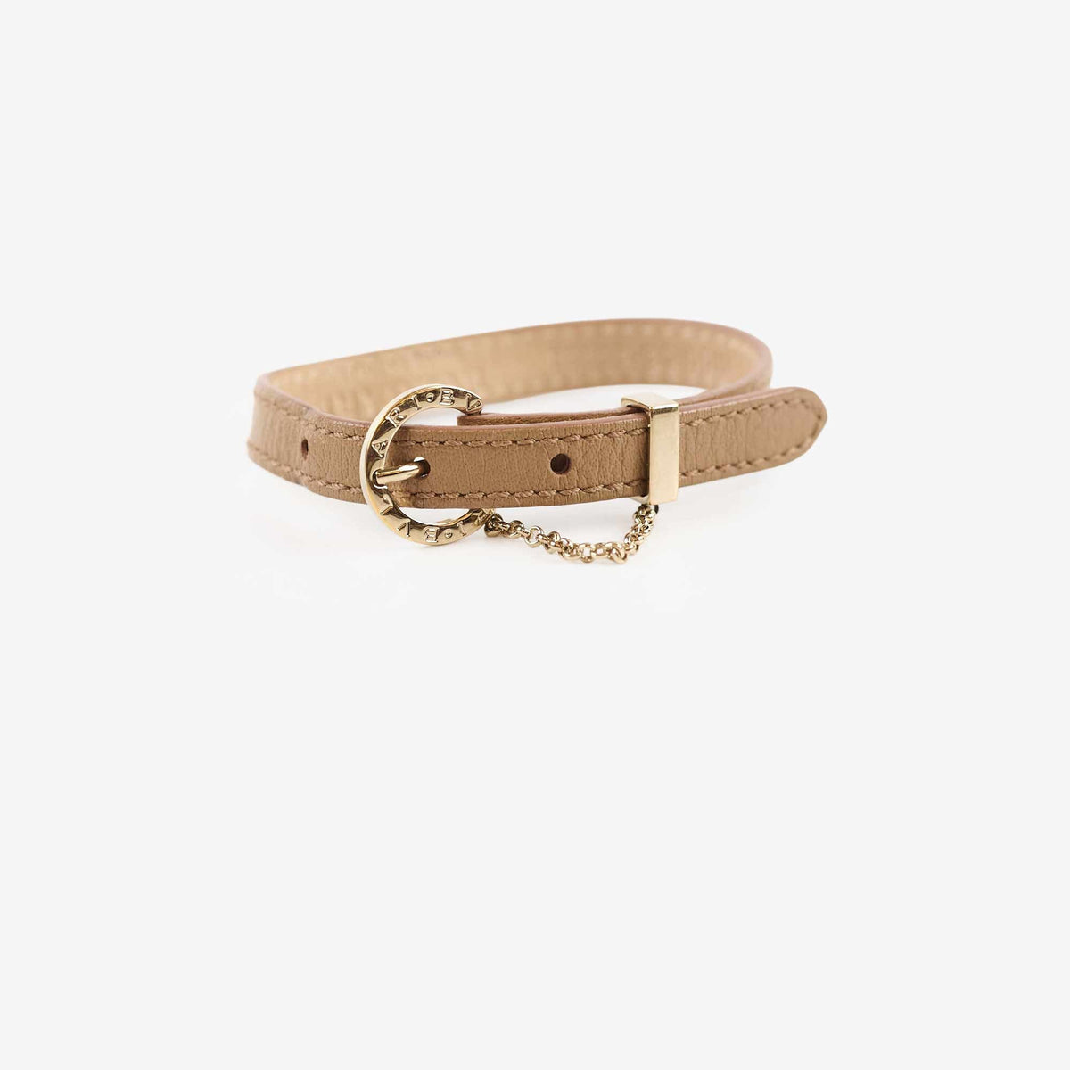 Bvlgari Leather Bracelet Beige - photo 1