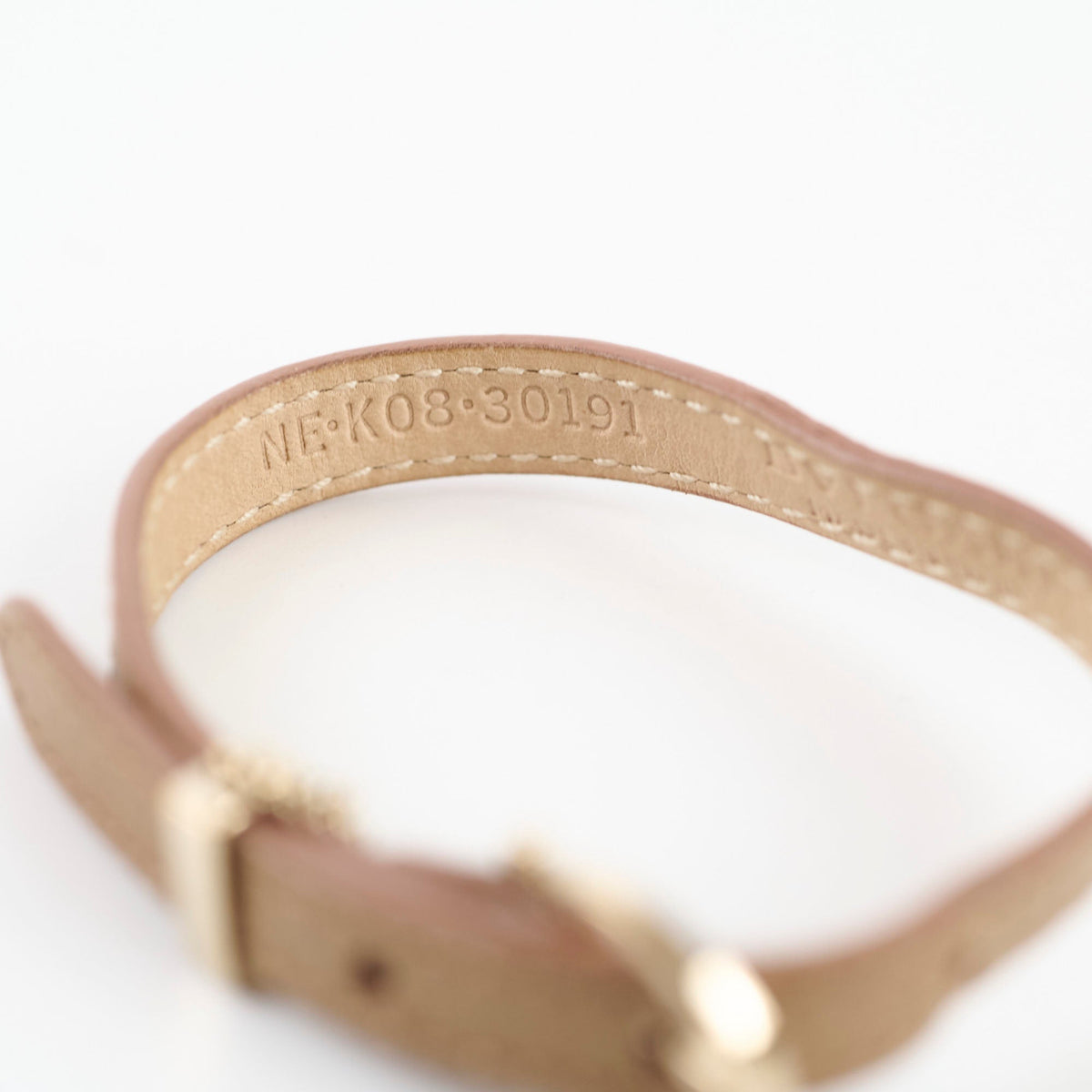 Bvlgari Leather Bracelet Beige - photo 3