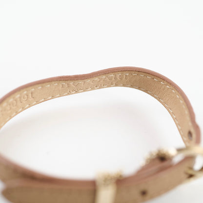 Bvlgari Leather Bracelet Beige - photo 4