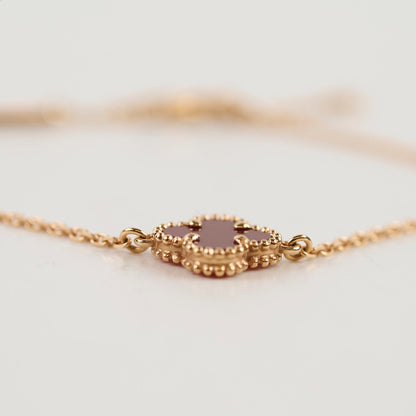 Van Cleef & Arpels Sweet Alhambra Carnelian Bracelet - photo 3