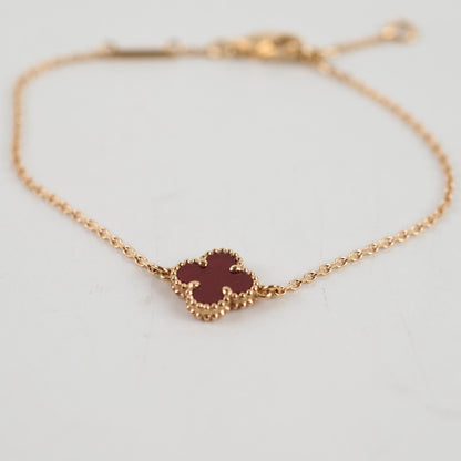 Van Cleef & Arpels Sweet Alhambra Carnelian Bracelet - photo 4