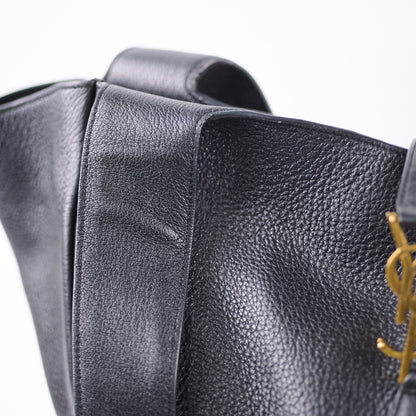 Saint Laurent Le 5 A 7 Bea Leather Tote Black - photo 6