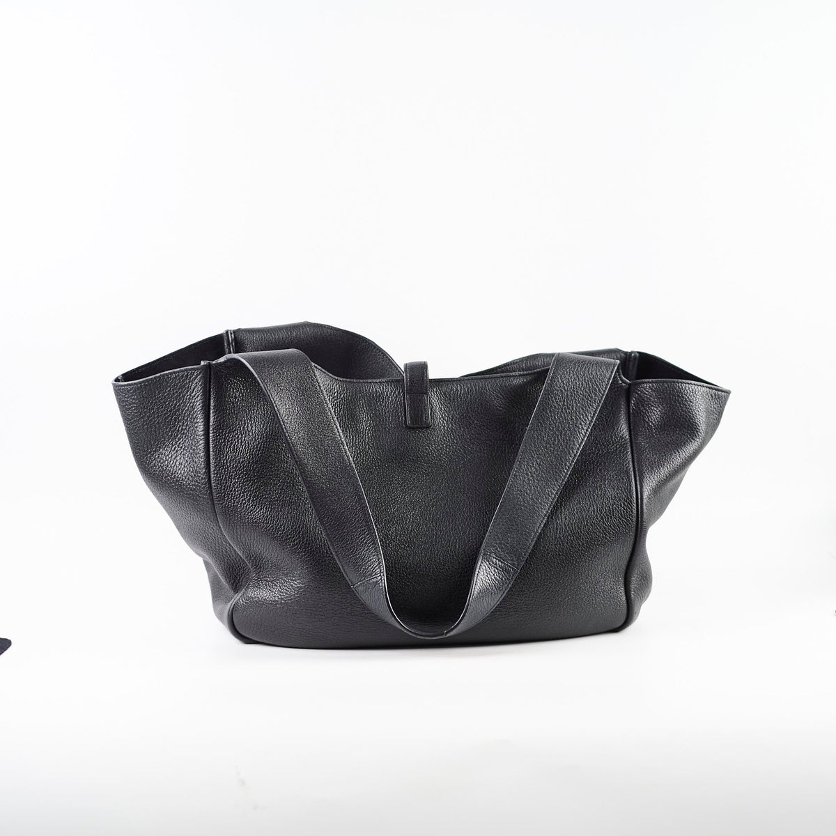 Saint Laurent Le 5 A 7 Bea Leather Tote Black - photo 2
