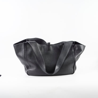 Saint Laurent Le 5 A 7 Bea Leather Tote Black - photo 2