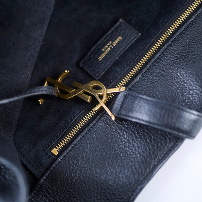 Saint Laurent Le 5 A 7 Bea Leather Tote Black - photo 11