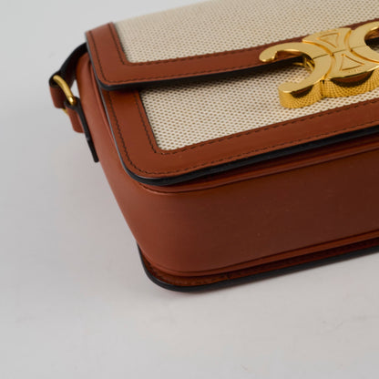 Celine Classique Triomphe Canvas Natural/Tan - photo 9