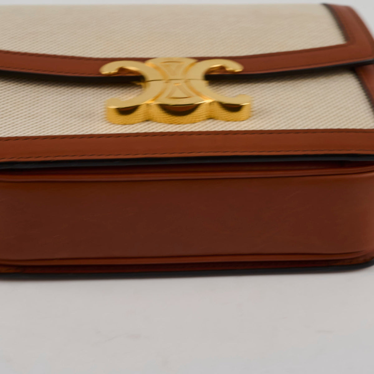 Celine Classique Triomphe Canvas Natural/Tan - photo 10