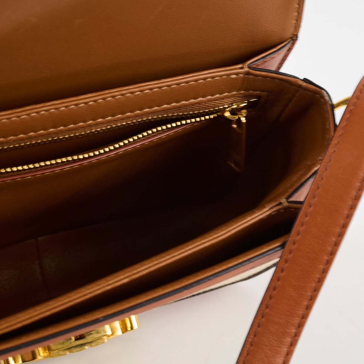 Celine Classique Triomphe Canvas Natural/Tan - photo 8