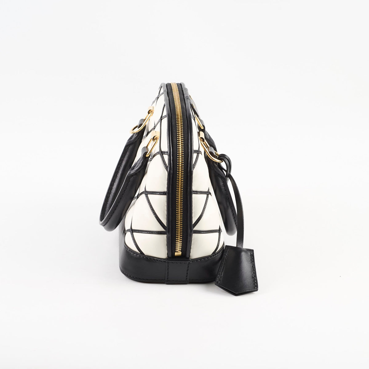 Louis Vuitton Alma BB Malletage Black/White 2025 - photo 3