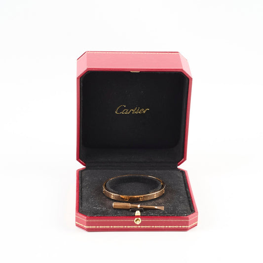 Cartier Love Classic Pink Gold Size 18 Bracelet - photo 2